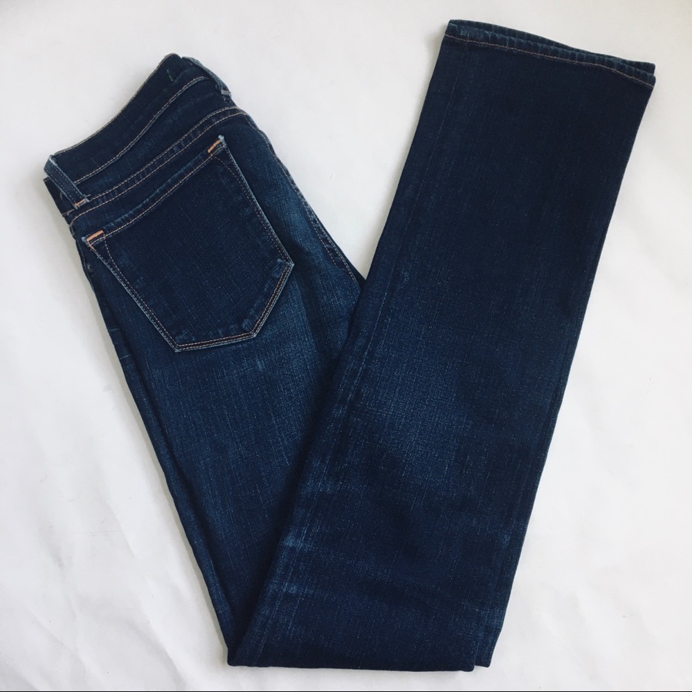 J Brand Straight Leg Ink Dark Wash Blue Denim Jeans 27 - Picture 5 of 17
